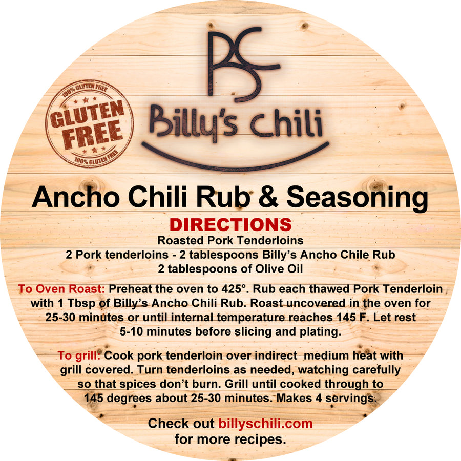Billy's Ancho Chili Rub