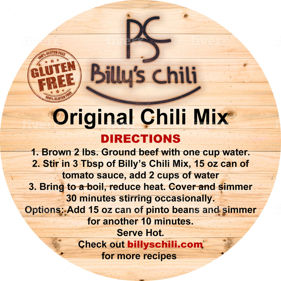 Billy's Chili Mix